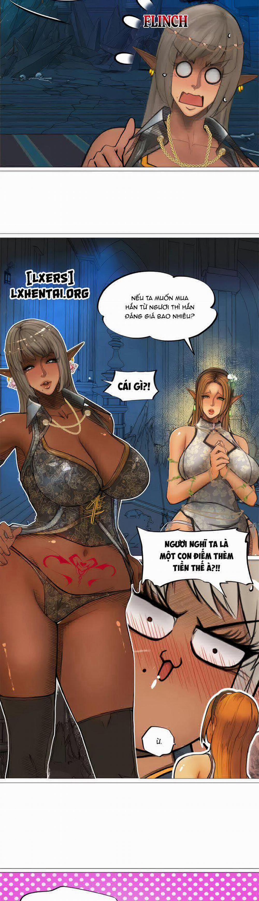 manhwax10.com - Truyện Manhwa Nữ Hoàng Dark Elf Và Bầy Tôi Orc Chương 31 END Trang 16