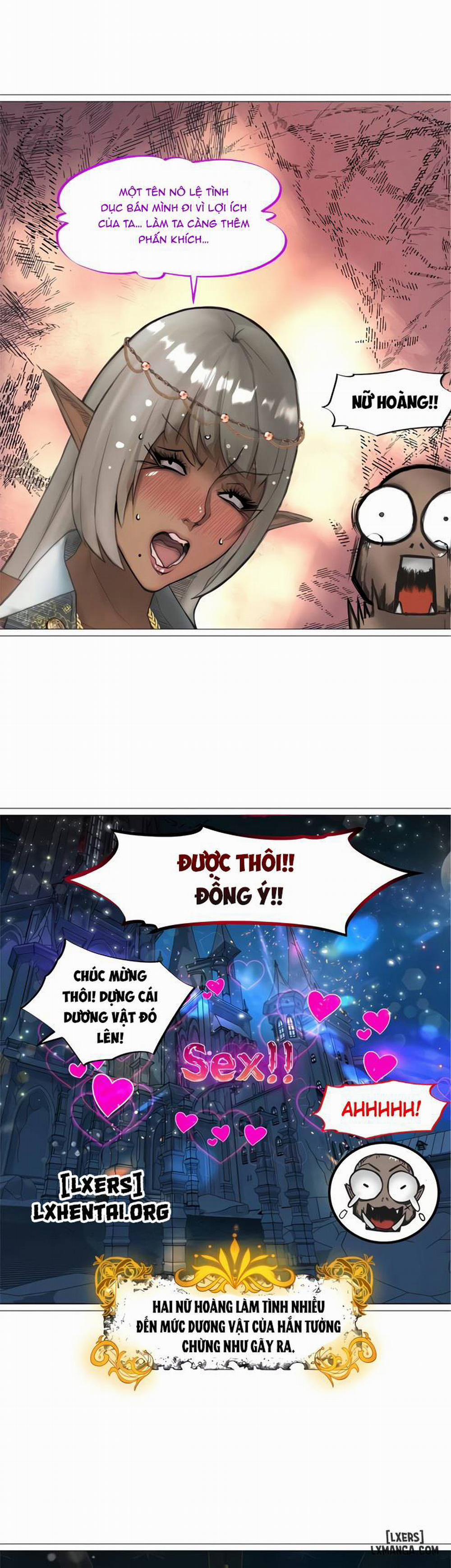 manhwax10.com - Truyện Manhwa Nữ Hoàng Dark Elf Và Nô Lệ Orc Chương 31 END Trang 17