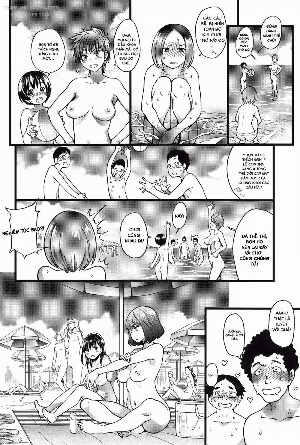 manhwax10.com - Truyện Manhwa Nudism beach ni Shuugakuryokou de Chương 1 Trang 24