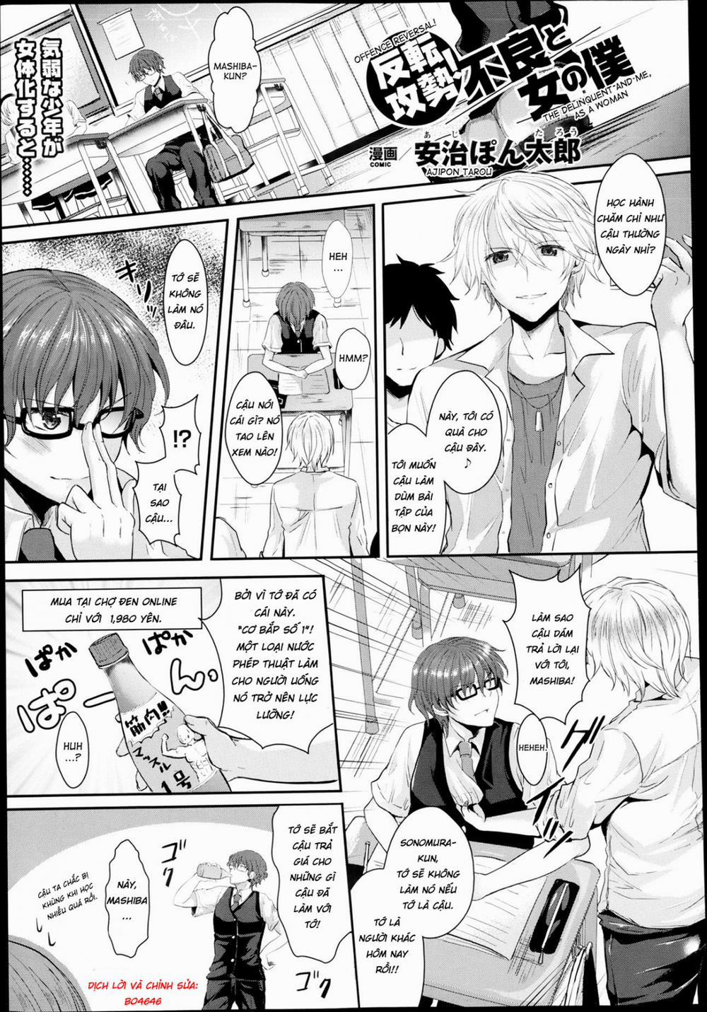 manhwax10.com - Truyện Manhwa Offence Reversal! The Delinquent and Me, as a Woman Chương Oneshot Trang 2