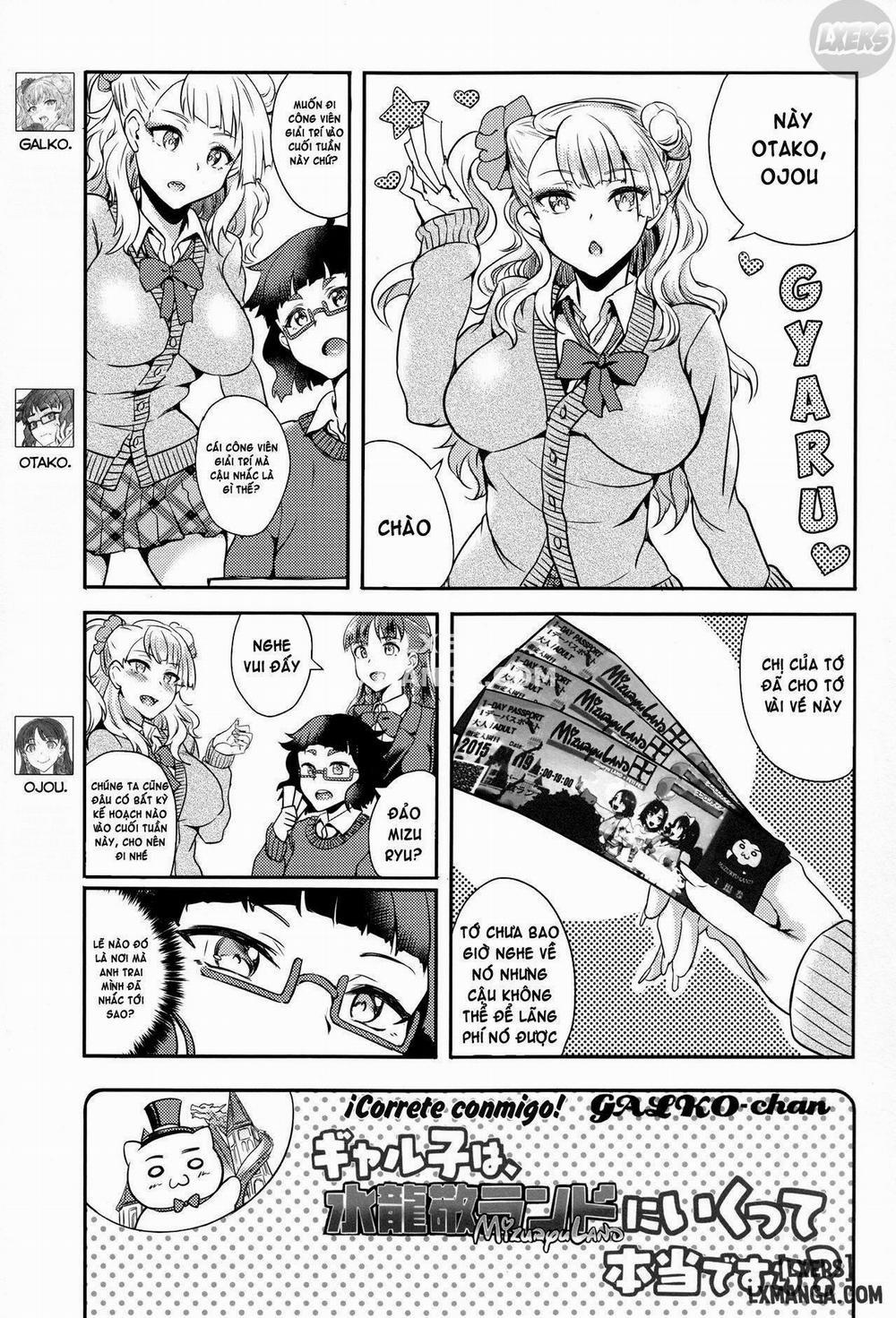 manhwax10.com - Truyện Manhwa Oideyo! Galko-chan! Galko wa, Mizuryu Kei Land ni Ikutte Hontou Desu ka Chương Oneshot Trang 2