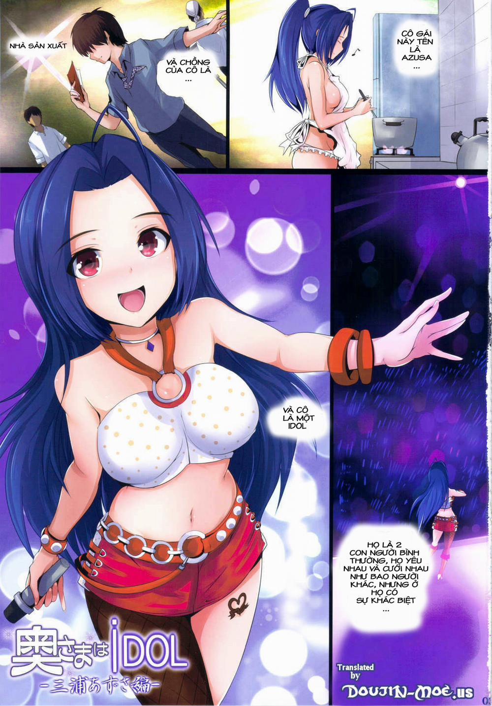 manhwax10.com - Truyện Manhwa Okusama Wa IDOL -Miura Azusa Hen- (The Idolmaster) Chương Oneshot Trang 2