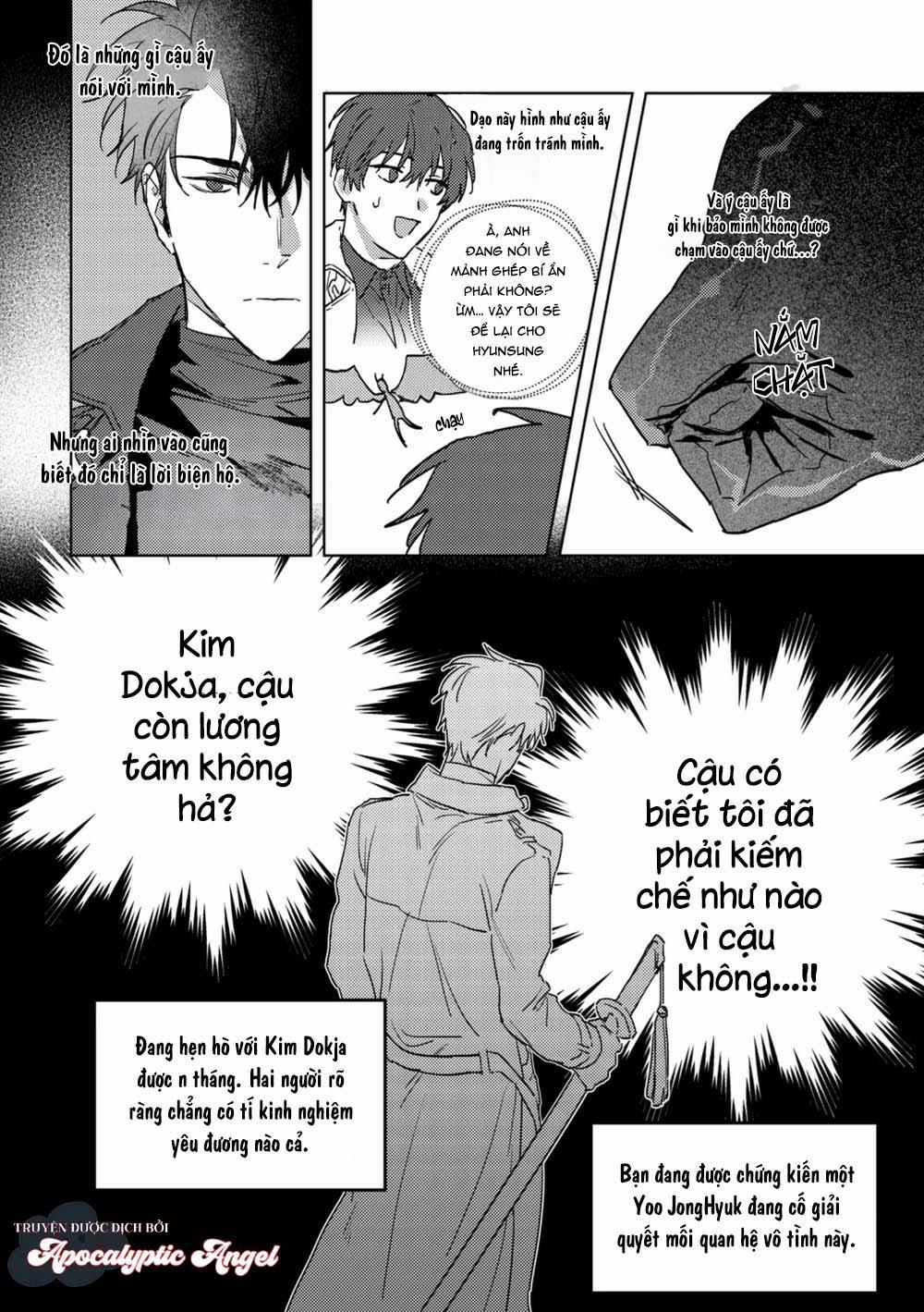 manhwax10.com - Truyện Manhwa ONESHOT VÀ DOU THEO ĐỀ CỬ Chương 6 JongHyukxDokja Trang 13