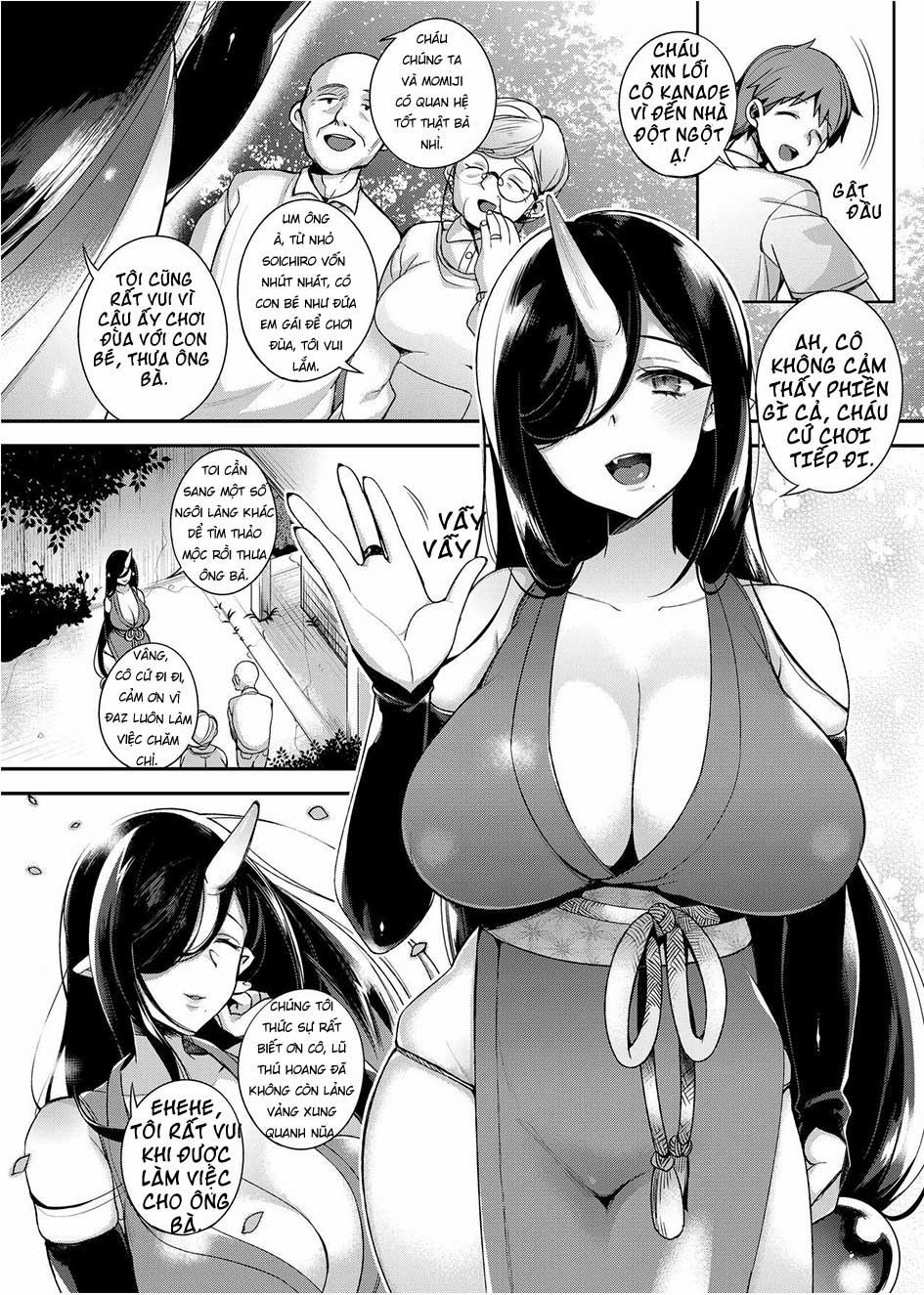 manhwax10.com - Truyện Manhwa Oni no Oyako wa Hito no Osu to Kozukuri ga Shitai Chương ONESHOT Trang 3