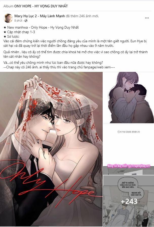 manhwax10.com - Truyện Manhwa Only Hope – Hy Vọng Duy Nhất Chương 1 1 Trang 1