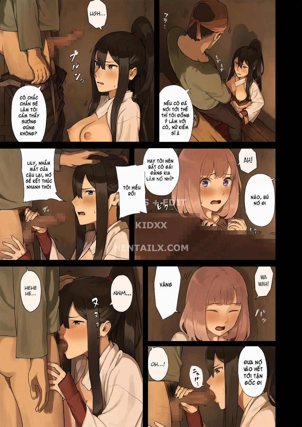 Onna Boukensha-tachi ga Sabaku no Oasis ni Tachiyoru to Chương Oneshot Full Color Trang 12