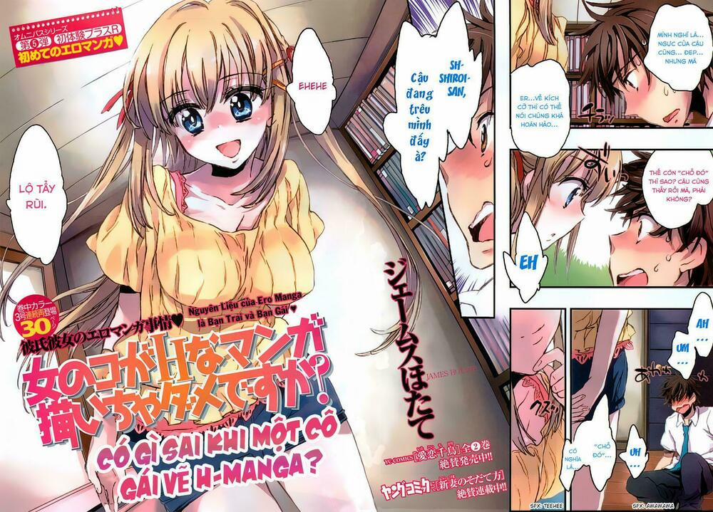 manhwax10.com - Truyện Manhwa Onna No Ko Ga H-Na Manga Egaicha Dame Desuka Chương 4 Trang 4