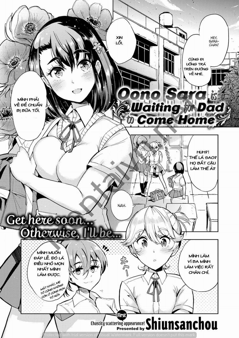 manhwax10.com - Truyện Manhwa Oono Sara Is Waiting for Dad to Come Home Chương Oneshot Trang 2