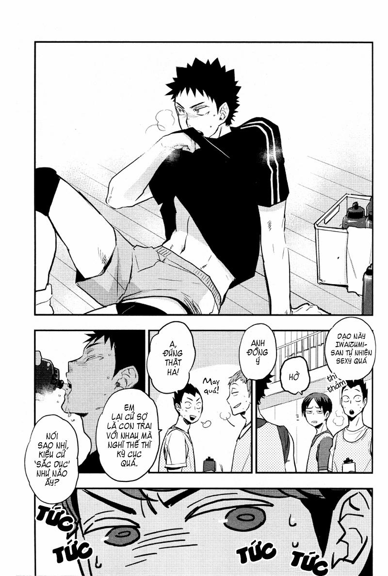 manhwax10.com - Truyện Manhwa Ore no Iwachan ga Saikin Eroi no de Komaru (Haikyuu) Chương Oneshot Trang 8