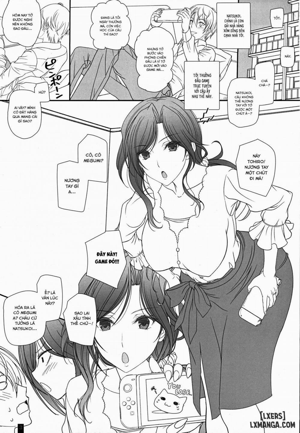 manhwax10.com - Truyện Manhwa Otonari-san to no Love Love Ecchi Hitozuma Megumi-san Chương Oneshot Trang 2