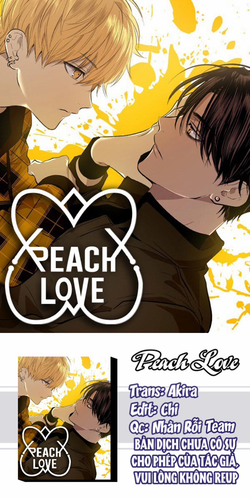 manhwax10.com - Truyện Manhwa Peach Love (Đại Ca Học Đường Và Quân Đoàn Love) Chương 32 Trang 1