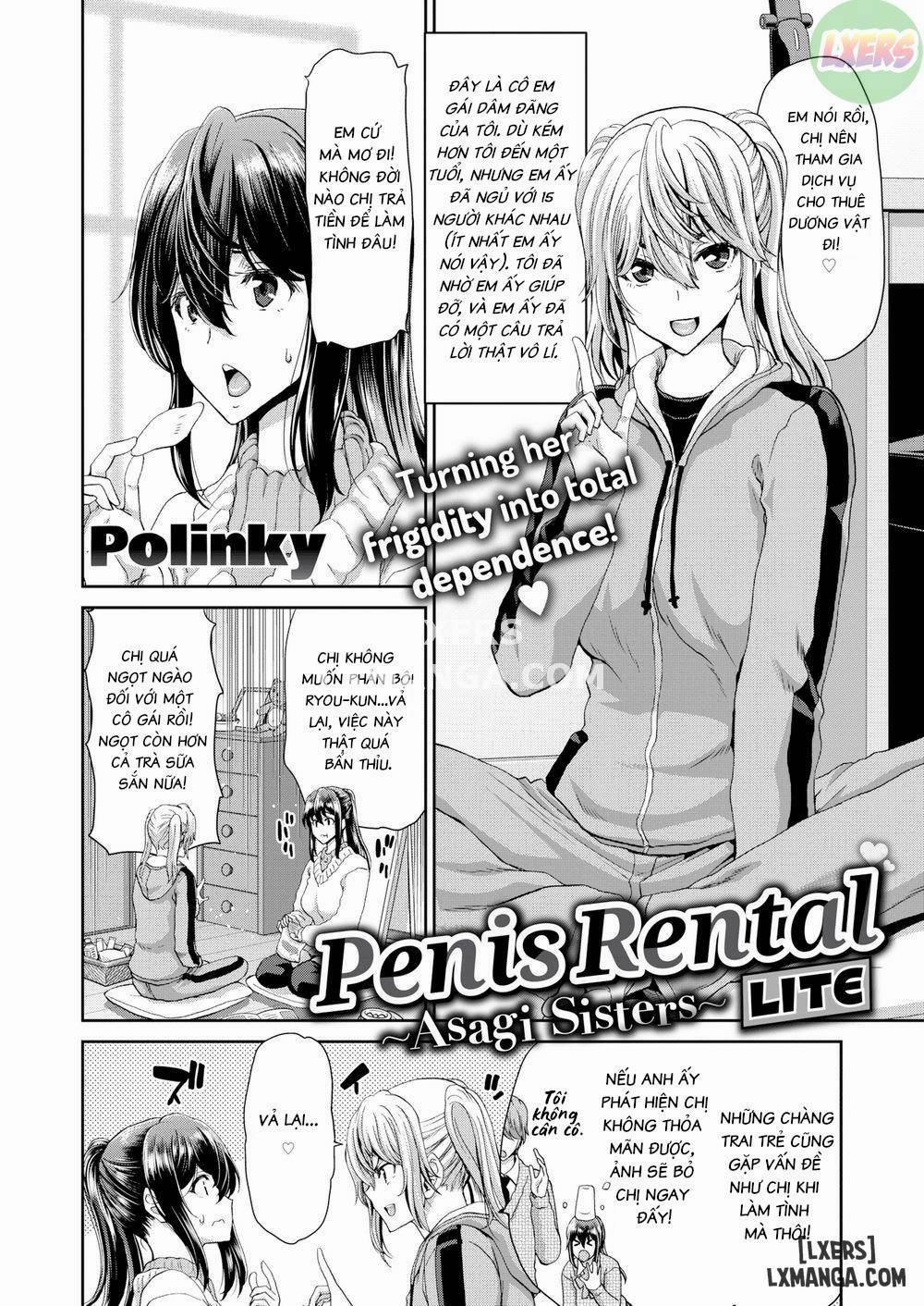 manhwax10.com - Truyện Manhwa Penis Rental LITE ~Asagi Sisters~ Chương Oneshot Trang 2