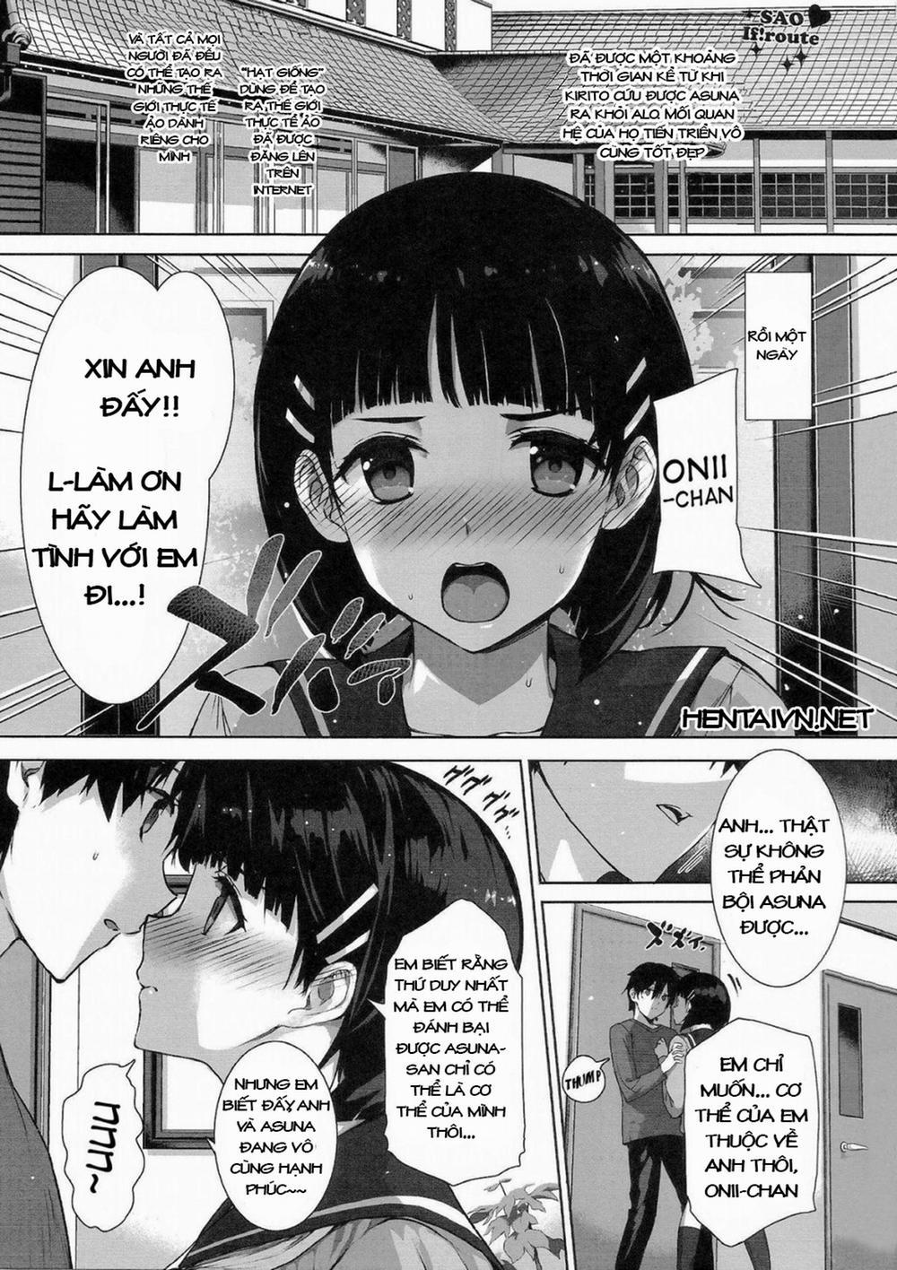 manhwax10.com - Truyện Manhwa Perverted Sword Art - Sister x Lover (Sword Art Online) Chương Oneshot Trang 3