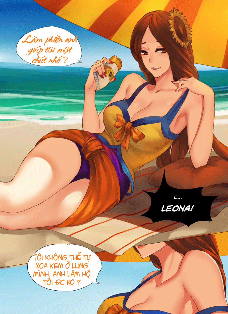 manhwax10.com - Truyện Manhwa Pool Party - Summer in summoner rift (League Of Legends) Chương Oneshot Full Color Trang 4