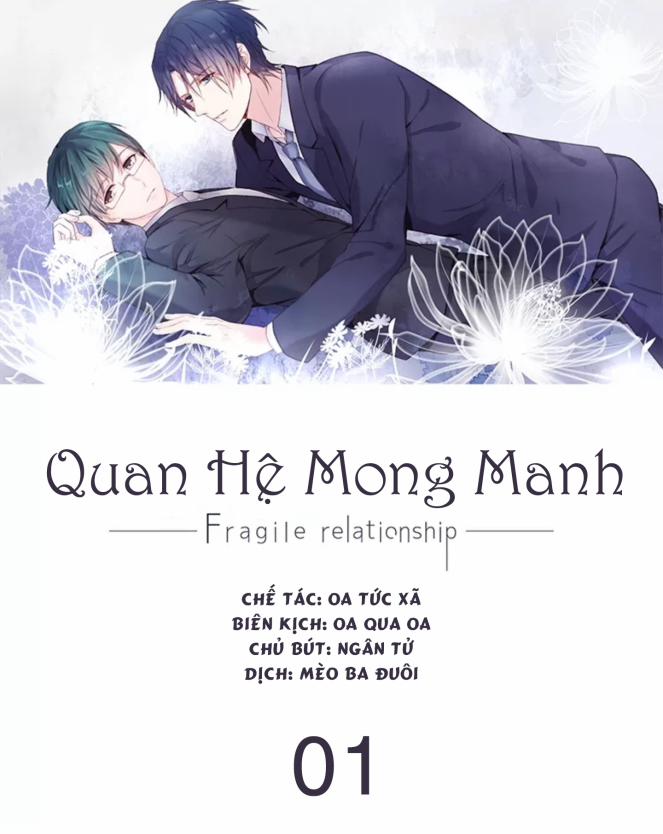 manhwax10.com - Truyện Manhwa Quan Hệ Mong Manh Chương 1 Trang 1