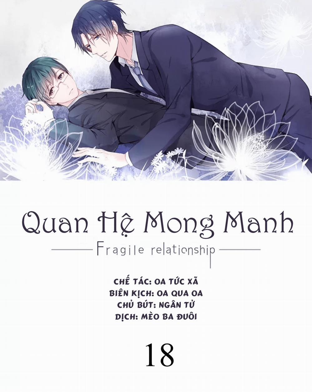 manhwax10.com - Truyện Manhwa Quan Hệ Mong Manh Chương 18 Trang 1