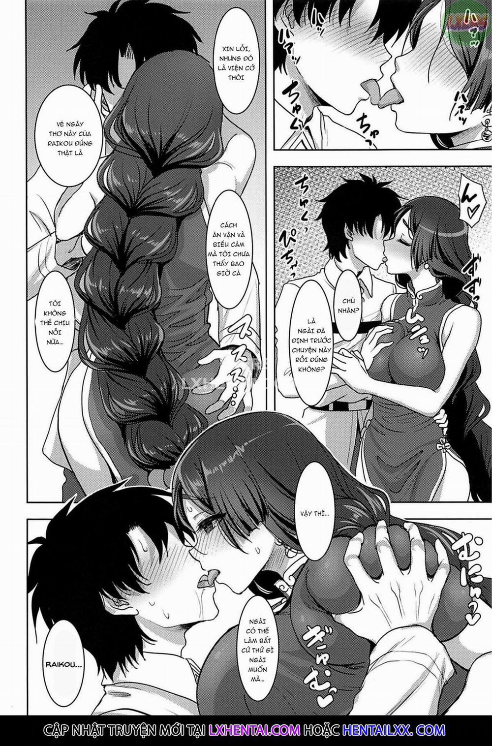 manhwax10.com - Truyện Manhwa Raikou Mama to Amaama Musabori SEX Ryokouki Chương Oneshot Trang 8