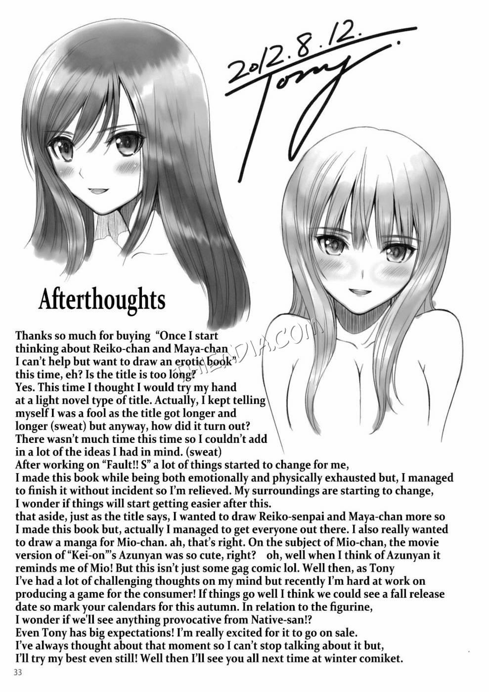 manhwax10.com - Truyện Manhwa Reiko-san to Mayo-chan no Koto wo Omotte Itara (Fault) Chương Oneshot Full Color Trang 31