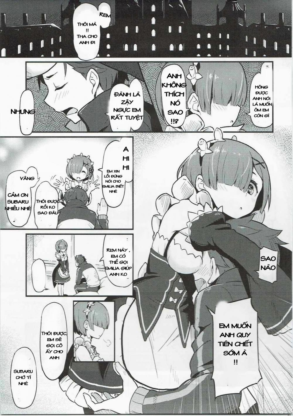 manhwax10.com - Truyện Manhwa Rem no Emilia Kuttsuke Daisakusen (Re:Zero kara Hajimeru Isekai Seikatsu) Chương Oneshot Trang 1