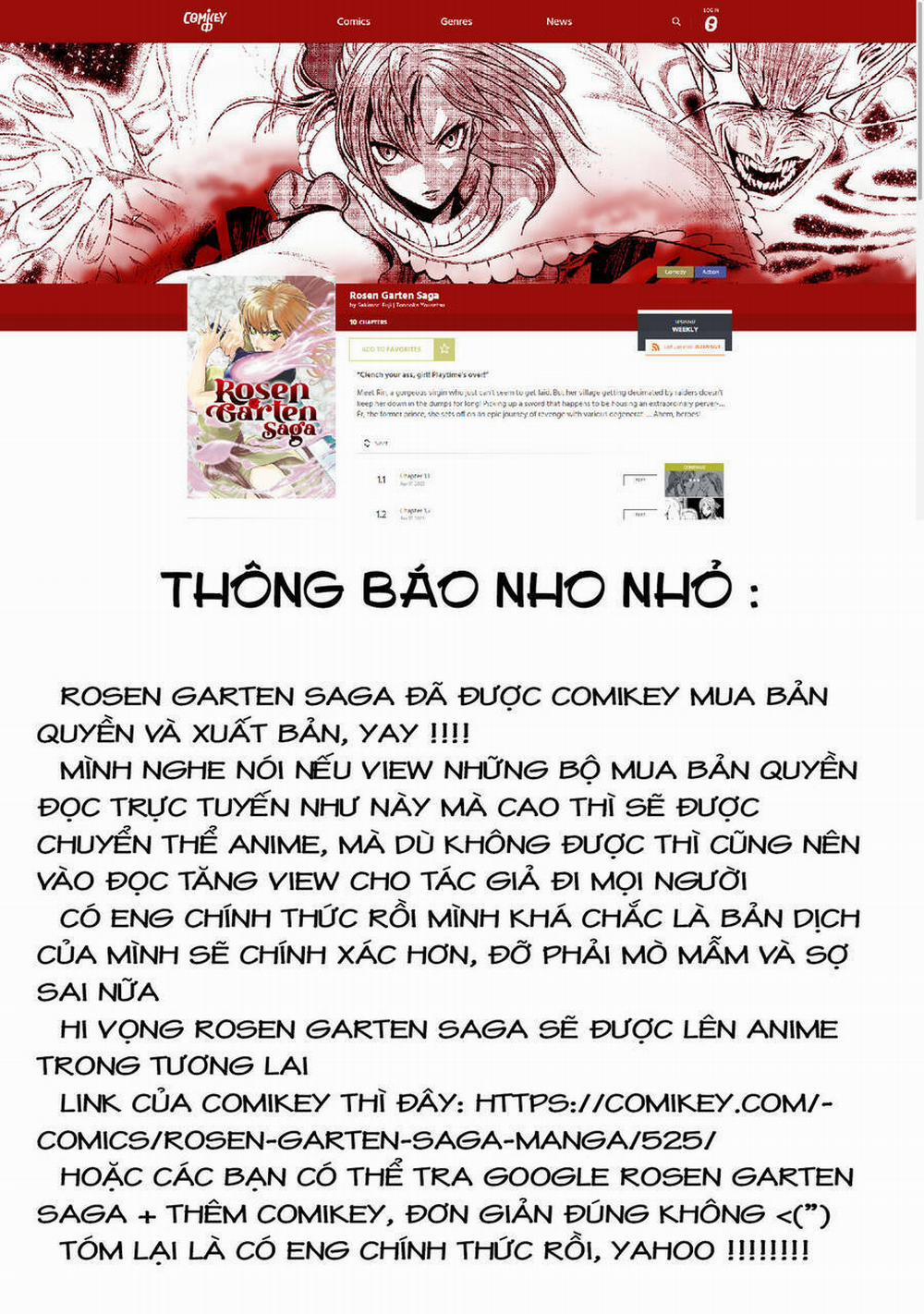 manhwax10.com - Truyện Manhwa Rosen Garten Saga Chương 43 Em trai Gef lschtes Bild Trang 1