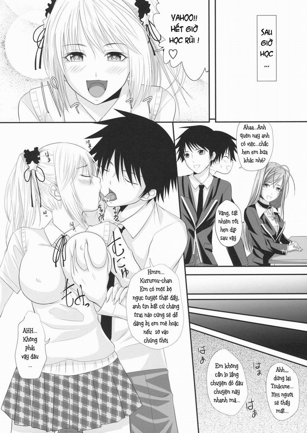 manhwax10.com - Truyện Manhwa Rozaban If Story Kurono Kurumu Hen (Rosario Vampire) Chương Oneshot Trang 4