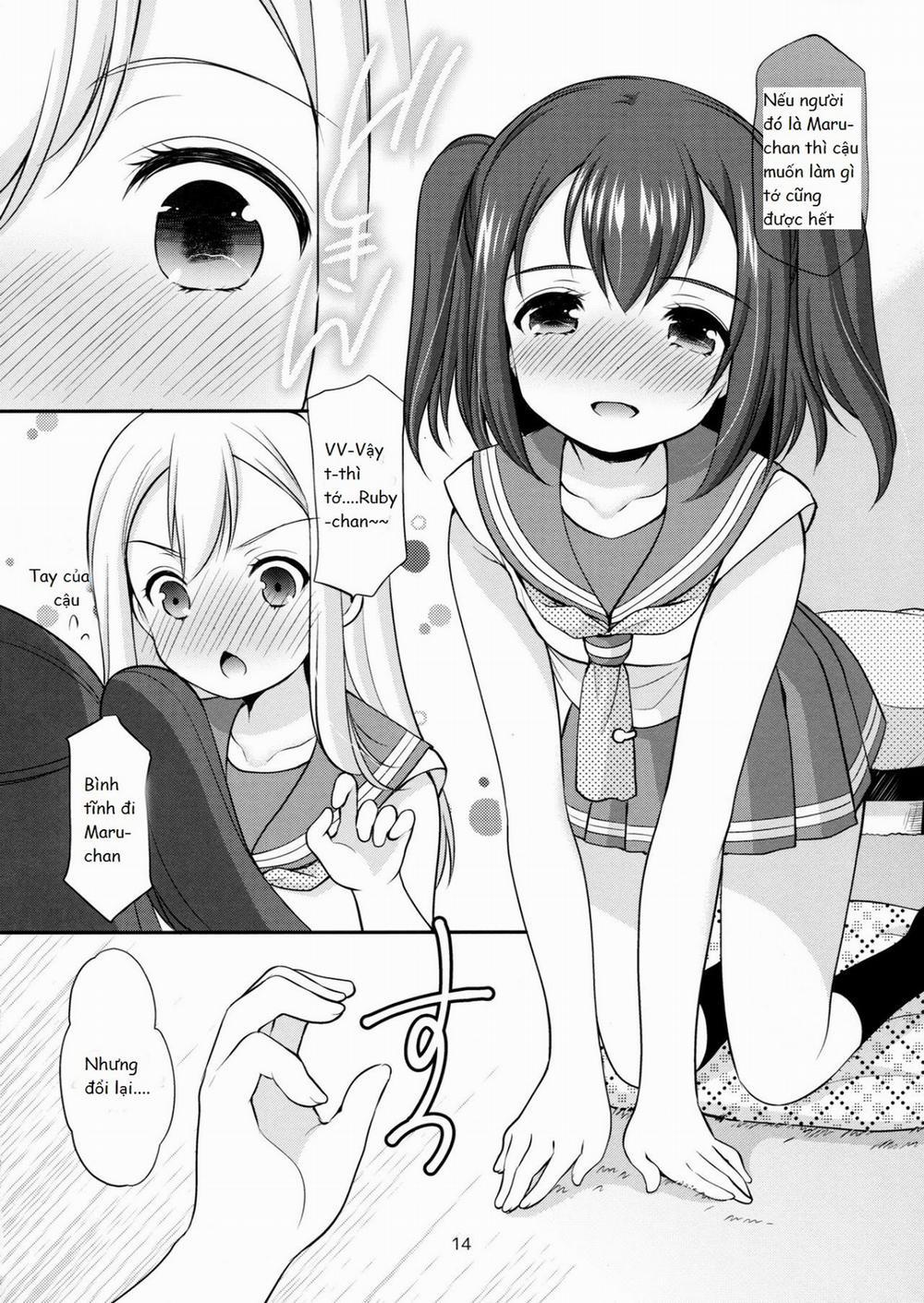 manhwax10.com - Truyện Manhwa Ruby-chan wa Maru no Mono zura! (Love Live! Sunshine) Chương Oneshot Trang 14