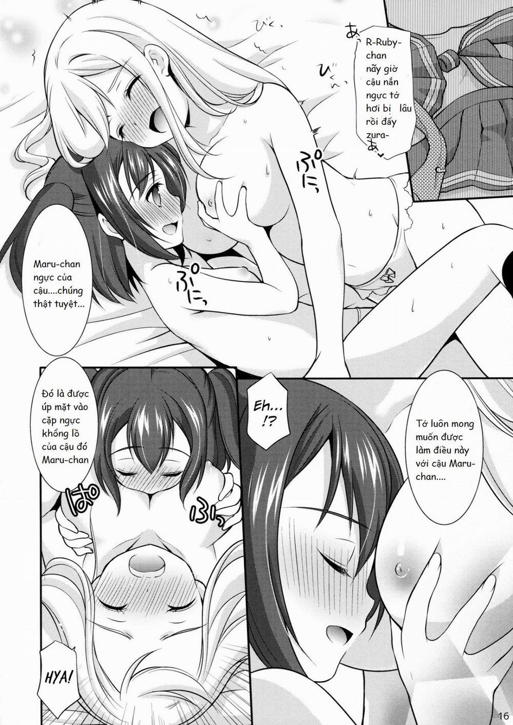 manhwax10.com - Truyện Manhwa Ruby-chan wa Maru no Mono zura! (Love Live! Sunshine) Chương Oneshot Trang 16