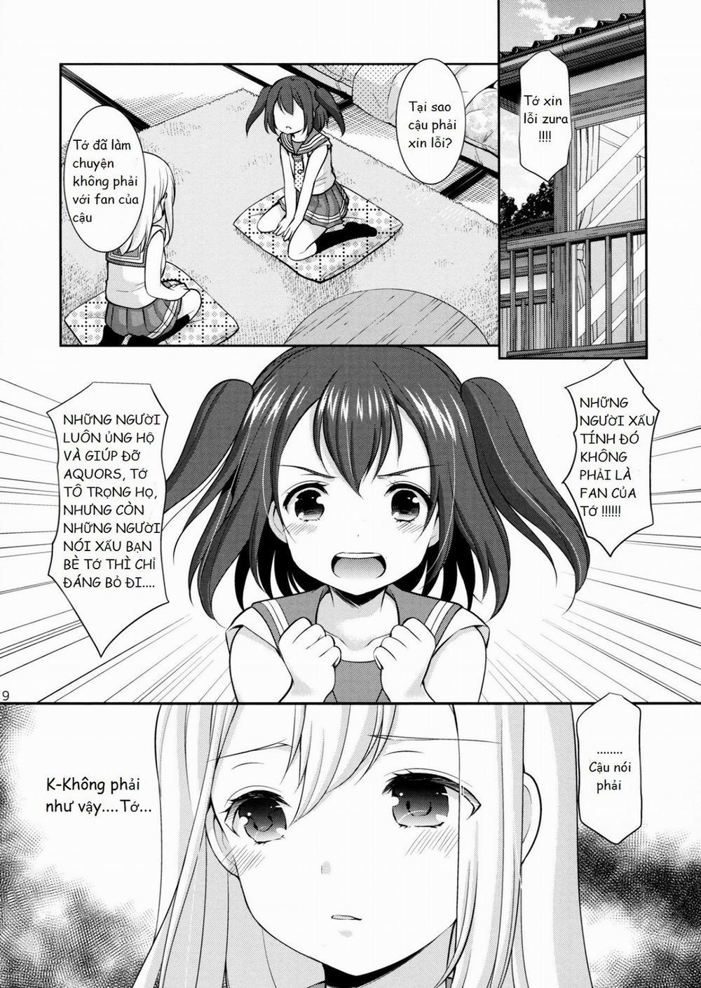 manhwax10.com - Truyện Manhwa Ruby-chan wa Maru no Mono zura! (Love Live! Sunshine) Chương Oneshot Trang 9