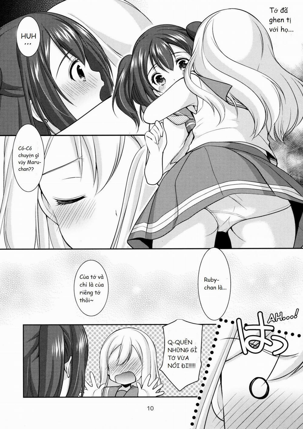 manhwax10.com - Truyện Manhwa Ruby-chan wa Maru no Mono zura! (Love Live! Sunshine) Chương Oneshot Trang 10