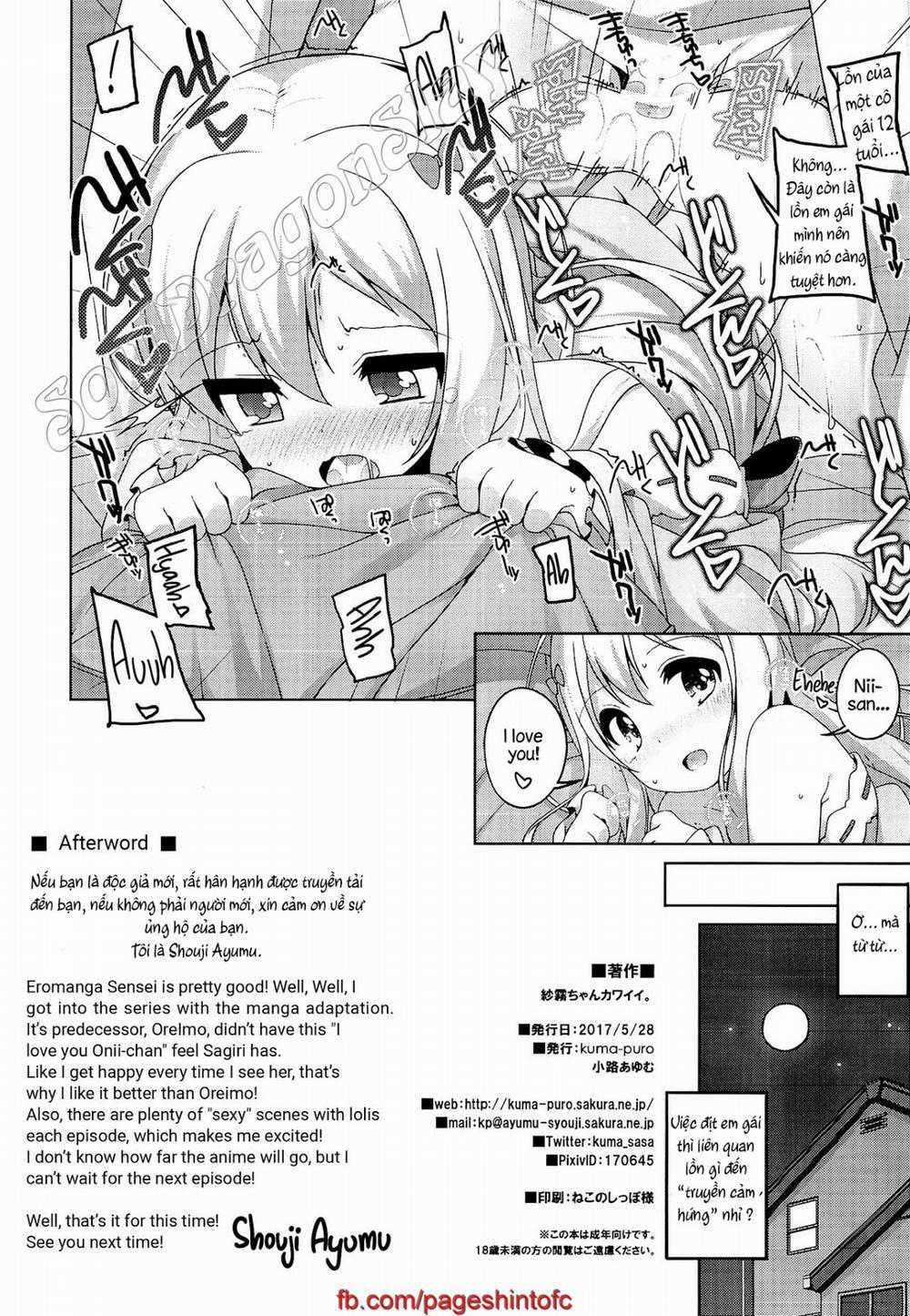 manhwax10.com - Truyện Manhwa Sagiri-Chan Is Cute. (Eromanga Sensei) Chương OneShot Trang 10