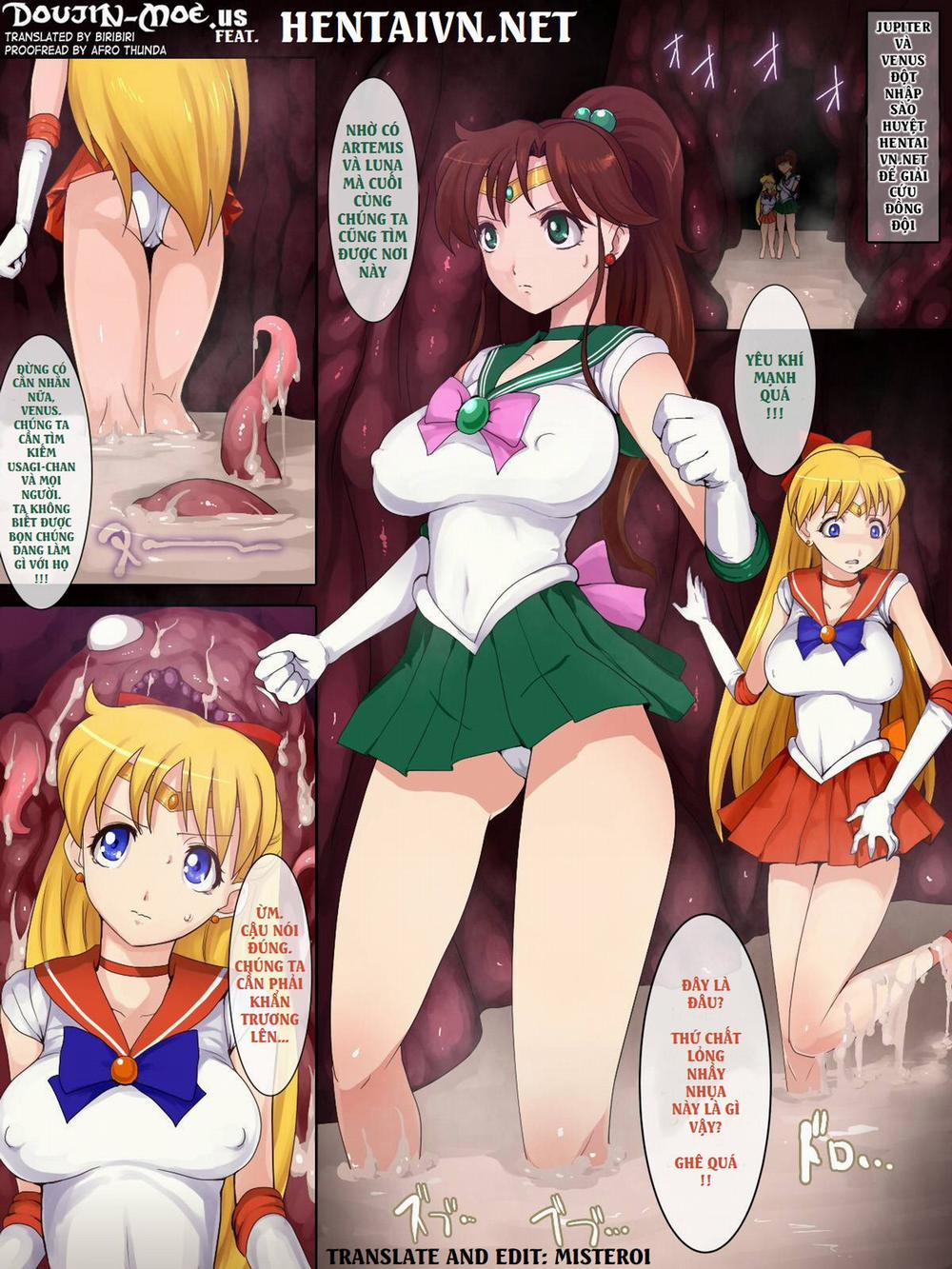 manhwax10.com - Truyện Manhwa Sailor Senshi Ishu Kan Tettei Ryoujoku (Sailor Moon) Chương 0 Minako Makoto END Trang 2