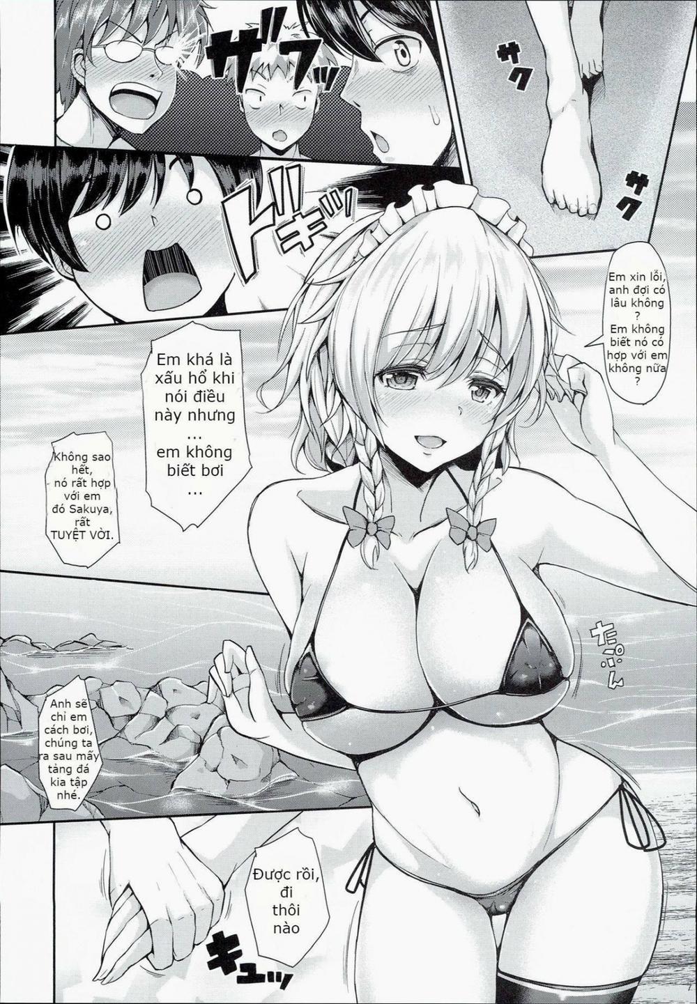 manhwax10.com - Truyện Manhwa Sakuya ga Mizugi ni Kigaetara (Touhou Project) Chương M t Nh y Trang 6