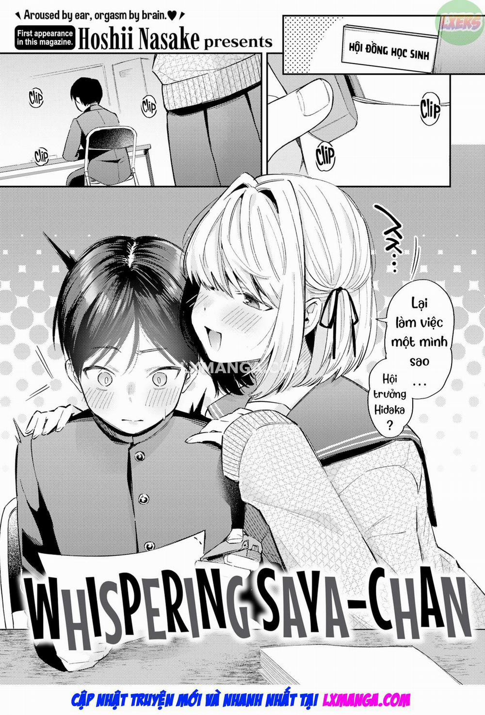 manhwax10.com - Truyện Manhwa Sasayaku Saya-shan Chương Oneshot Trang 2