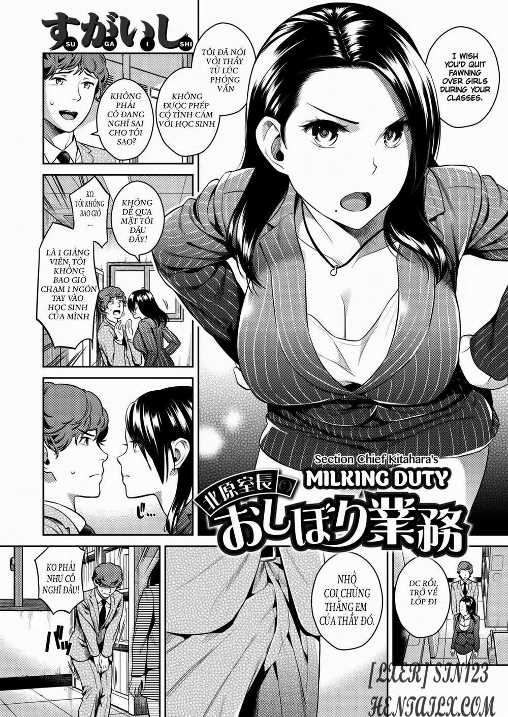 manhwax10.com - Truyện Manhwa Section Chief Kitahara Milking Duty Chương Oneshot Trang 2