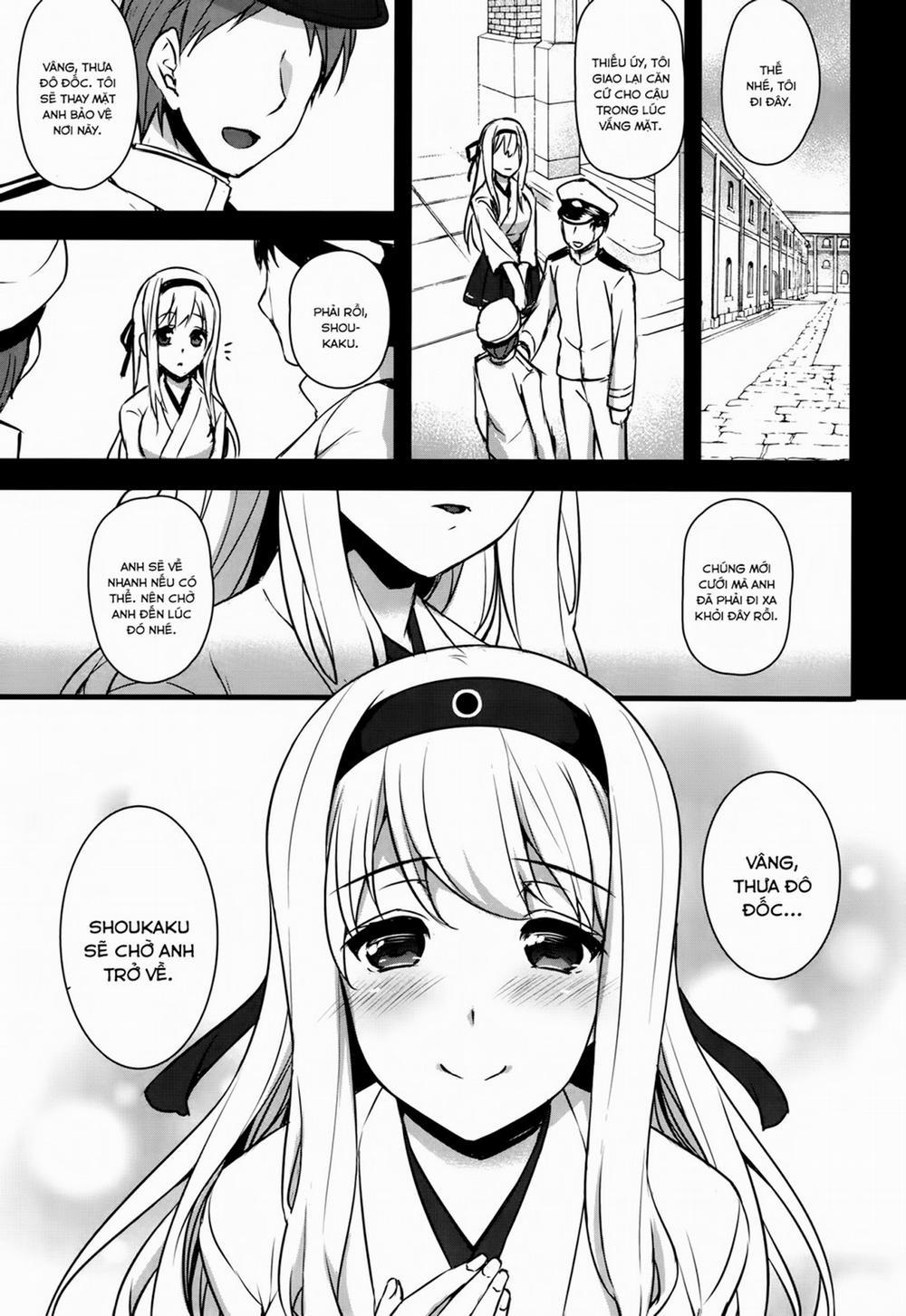 manhwax10.com - Truyện Manhwa Seisai Kuubo Ga Netoraremashite ~Shoukaku Hen~ (Kancolle) Chương Oneshot Trang 3