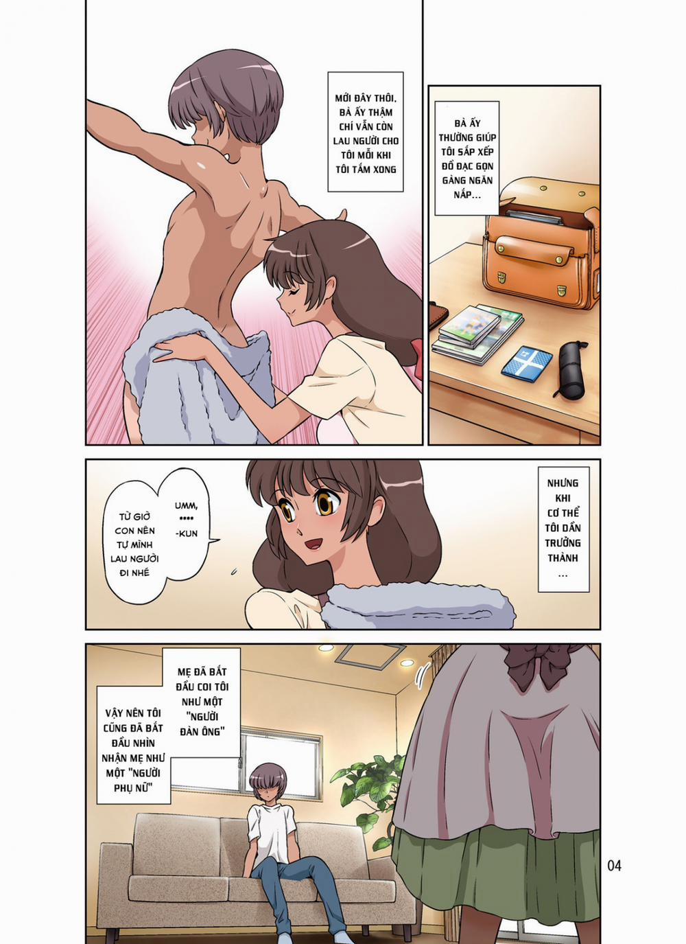 manhwax10.com - Truyện Manhwa Sewayaki Mama, Musuko ni Hamerareru Chương 1 FullColor Trang 5