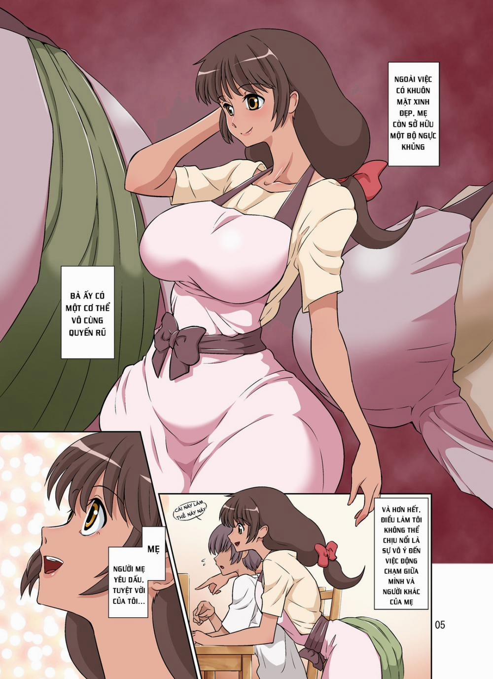 manhwax10.com - Truyện Manhwa Sewayaki Mama, Musuko ni Hamerareru Chương 1 FullColor Trang 6