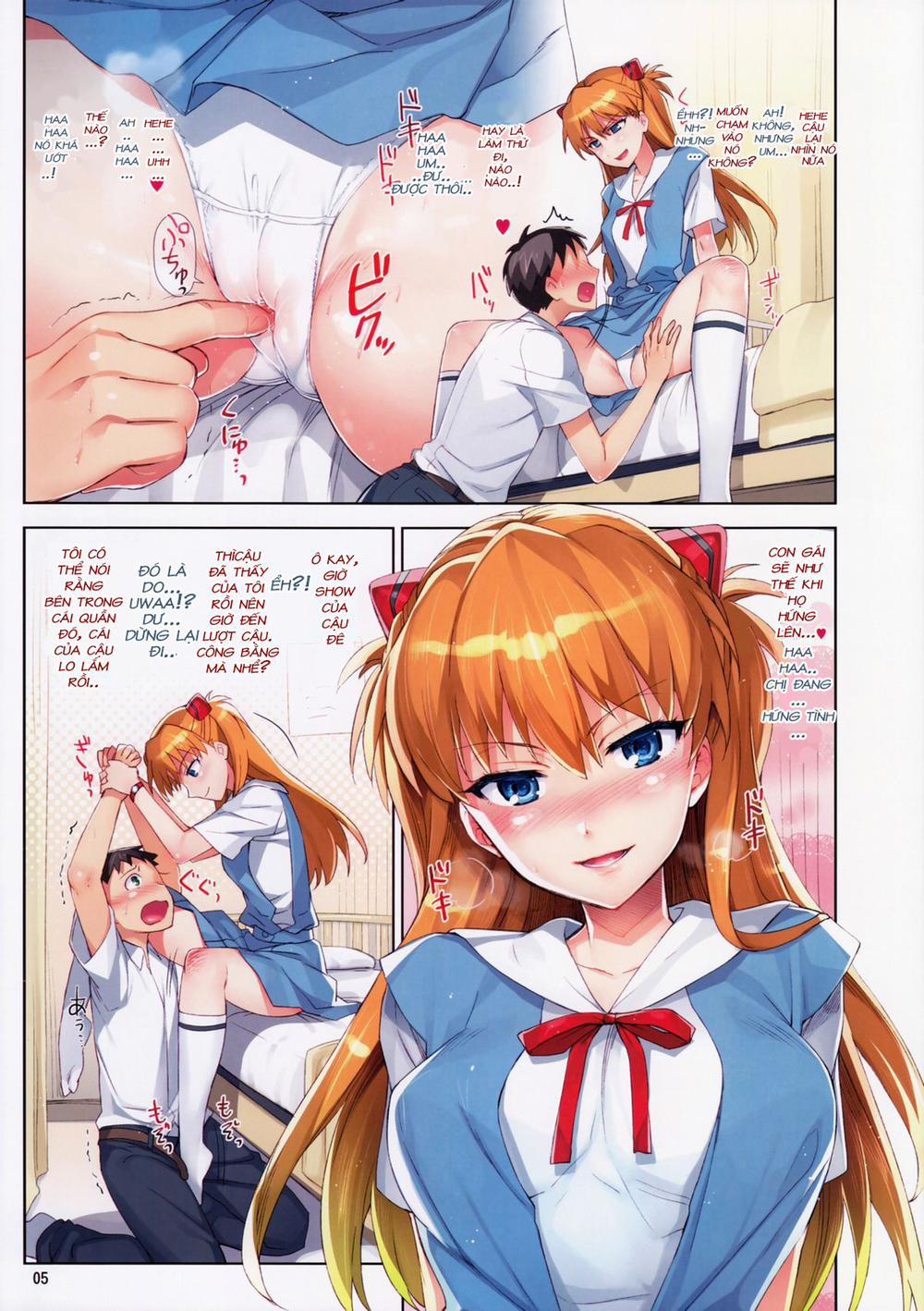 manhwax10.com - Truyện Manhwa Sex with the Super-Sadistic Asuka-senpai (Neon Genesis Evangelion) Chương Oneshot Trang 7