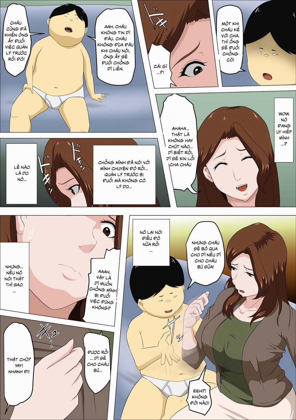 manhwax10.com - Truyện Manhwa Shachou no Musuko o Azukattara Bonyuu o Suwareta Bakari ka Chương Oneshot Full Color Trang 12