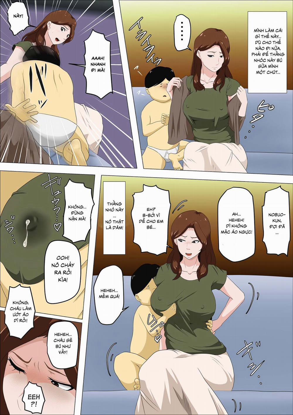 manhwax10.com - Truyện Manhwa Shachou no Musuko o Azukattara Bonyuu o Suwareta Bakari ka Chương Oneshot Full Color Trang 13