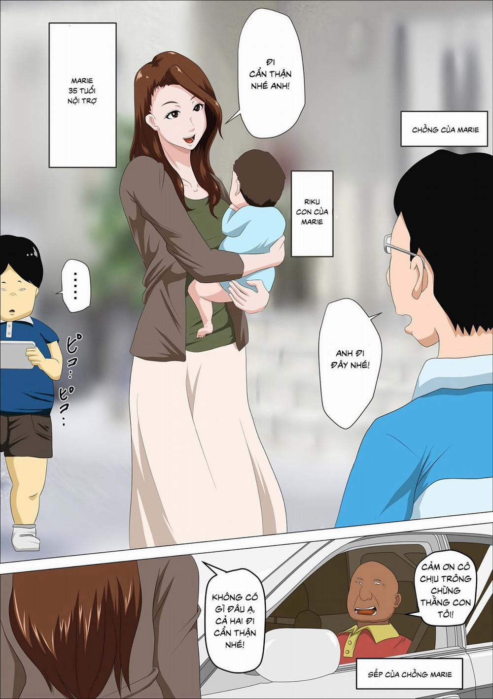 manhwax10.com - Truyện Manhwa Shachou no Musuko o Azukattara Bonyuu o Suwareta Bakari ka Chương Oneshot Full Color Trang 3