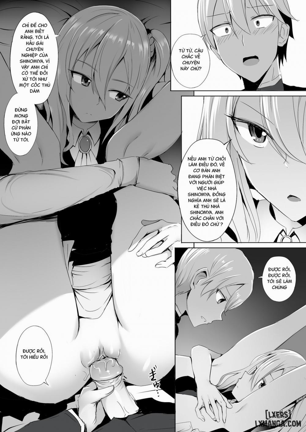 manhwax10.com - Truyện Manhwa Shinomiya no Maid wa Tokojyouzu~ Professional Jintai Onahole Chương Oneshot Trang 11