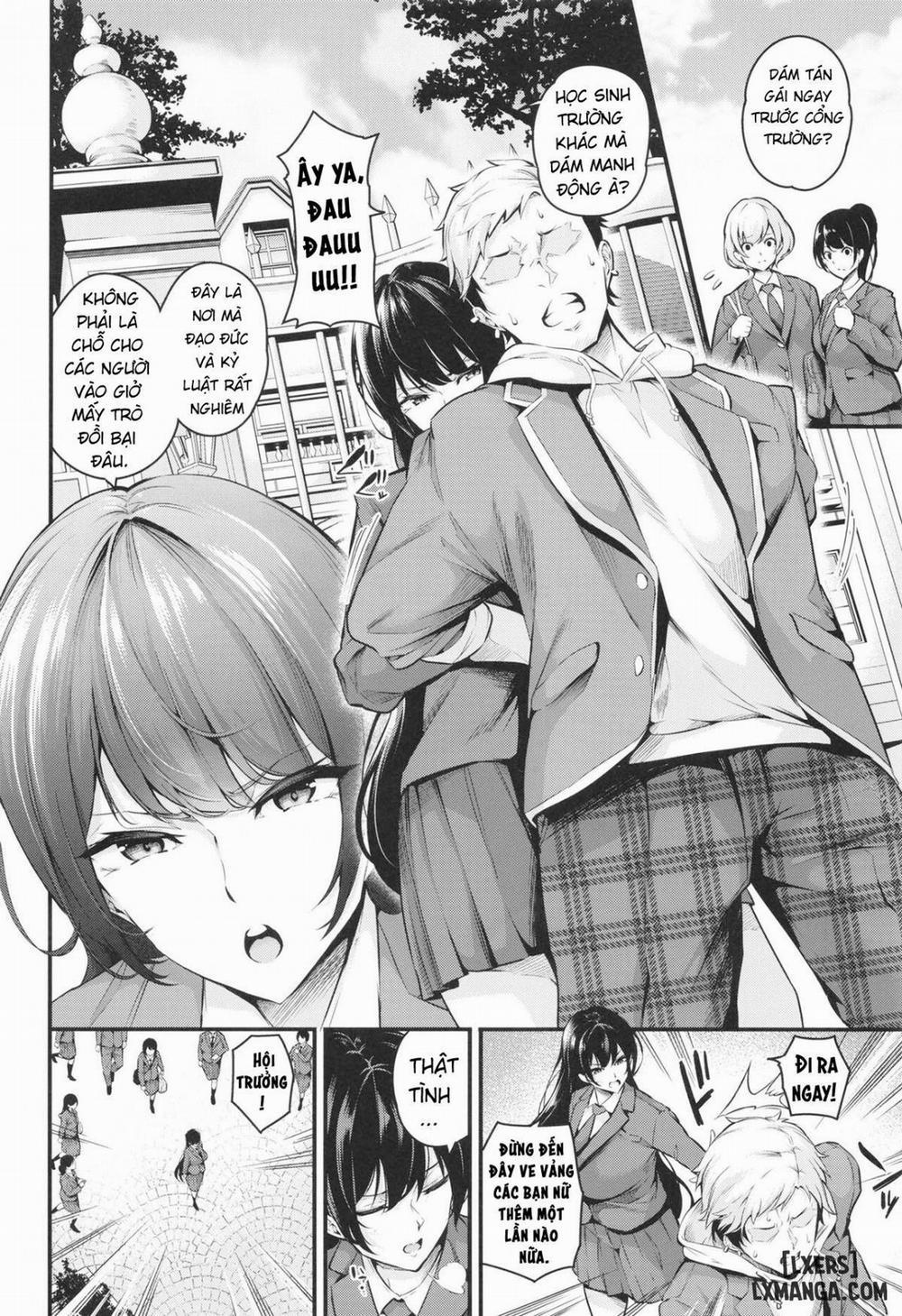 manhwax10.com - Truyện Manhwa Shiramine Gakuen no Mesubuta Kaichou Chương Oneshot Trang 5