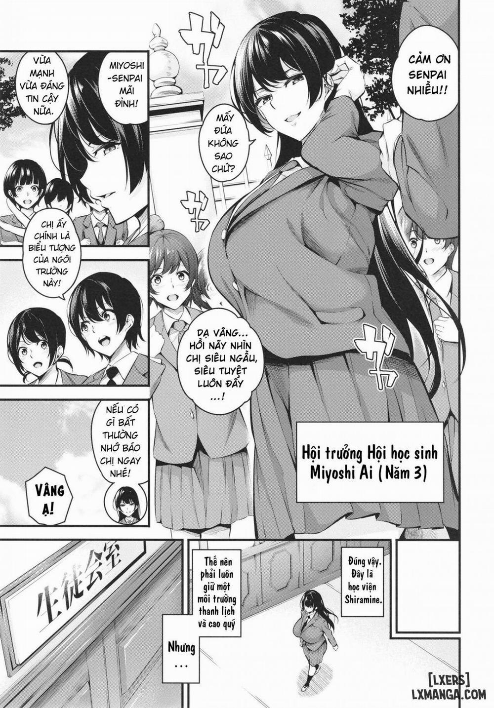 manhwax10.com - Truyện Manhwa Shiramine Gakuen no Mesubuta Kaichou Chương Oneshot Trang 6