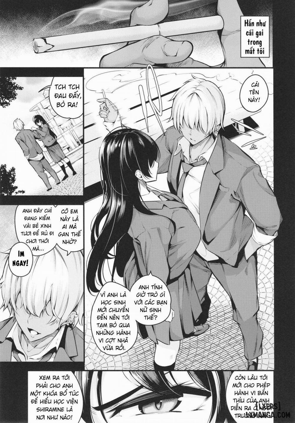 manhwax10.com - Truyện Manhwa Shiramine Gakuen no Mesubuta Kaichou Chương Oneshot Trang 8