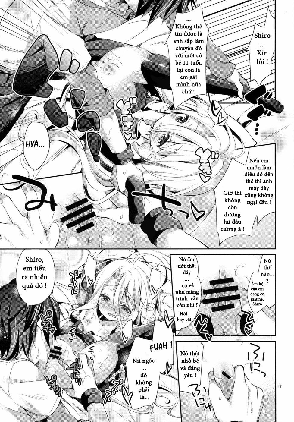 manhwax10.com - Truyện Manhwa "Shiro... Kyou Kara Kodomo Onaho Ni, Naru" (No Game No Life) Chương Oneshot Trang 12