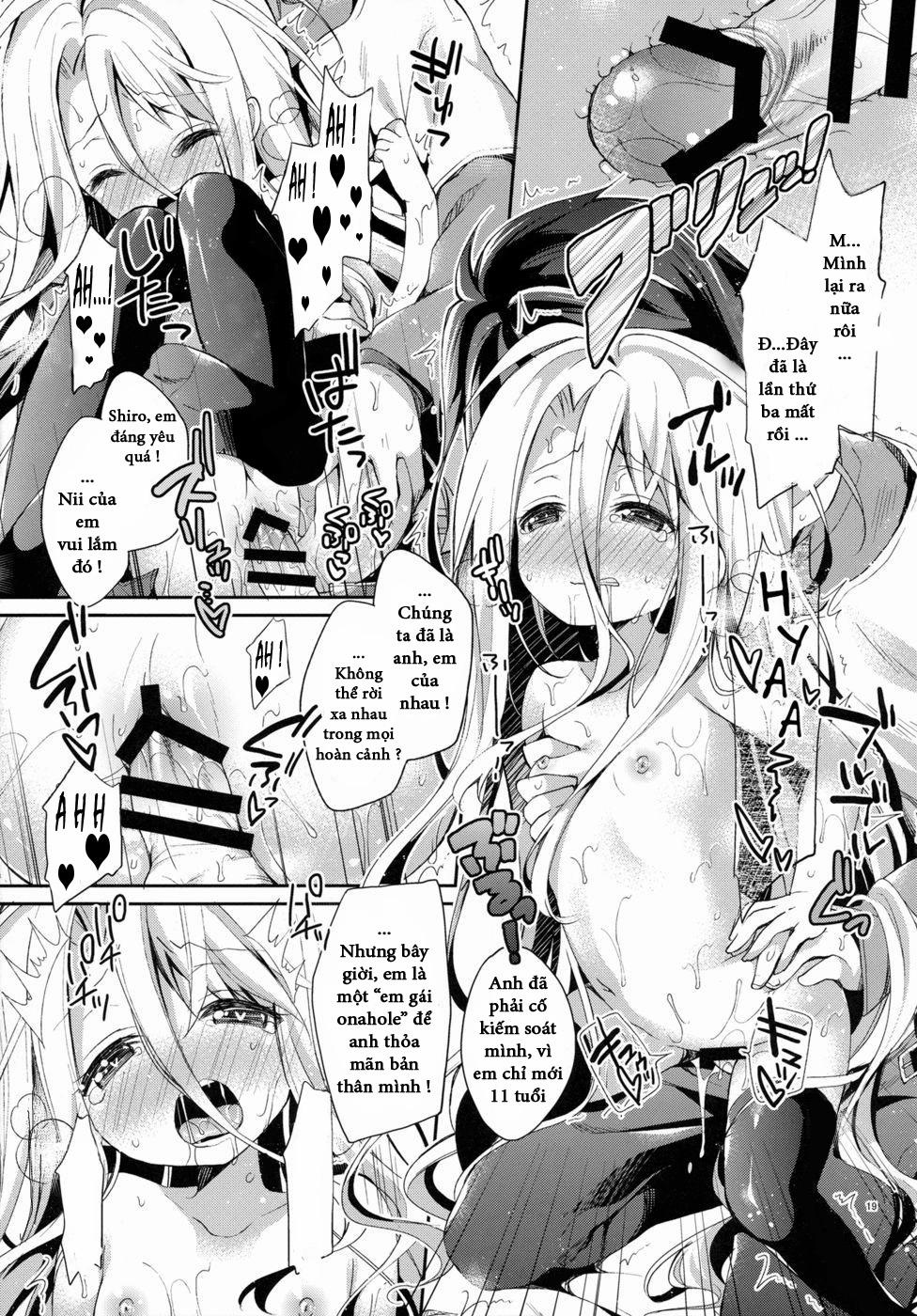 manhwax10.com - Truyện Manhwa "Shiro... Kyou Kara Kodomo Onaho Ni, Naru" (No Game No Life) Chương Oneshot Trang 18