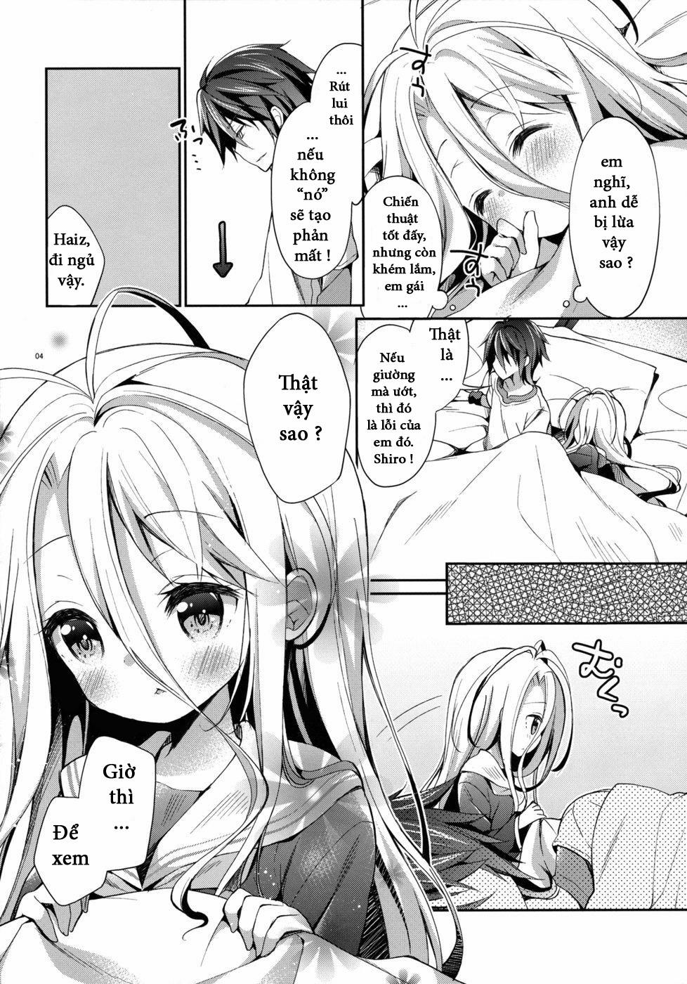 manhwax10.com - Truyện Manhwa "Shiro... Kyou Kara Kodomo Onaho Ni, Naru" (No Game No Life) Chương Oneshot Trang 3