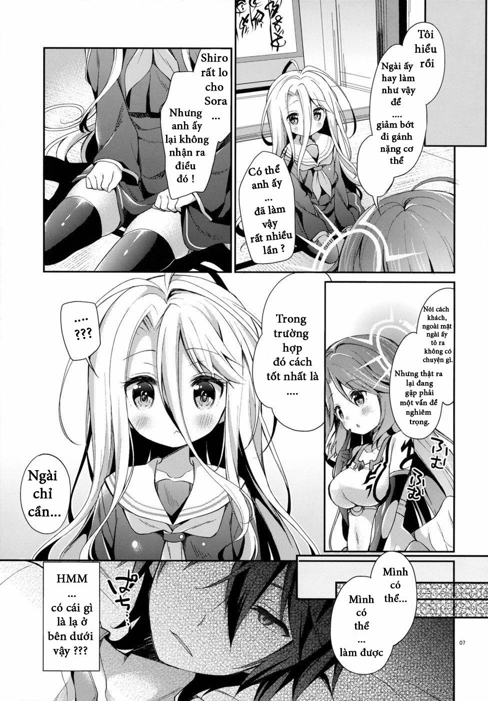 manhwax10.com - Truyện Manhwa "Shiro... Kyou Kara Kodomo Onaho Ni, Naru" (No Game No Life) Chương Oneshot Trang 6