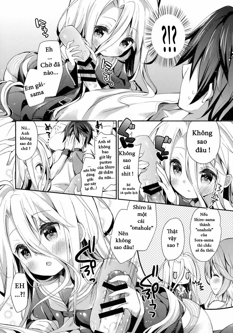 manhwax10.com - Truyện Manhwa "Shiro... Kyou Kara Kodomo Onaho Ni, Naru" (No Game No Life) Chương Oneshot Trang 7